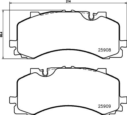 TRW Engine Component GDB2235 - Komplet Pločica, disk-kočnica www.molydon.hr