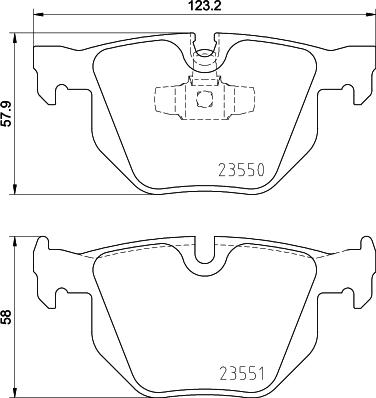 HELLA PAGID 8DB 355 031-931 - Komplet Pločica, disk-kočnica www.molydon.hr