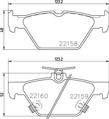 HELLA PAGID 8DB 355 037-311 - Komplet Pločica, disk-kočnica www.molydon.hr