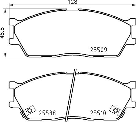 HELLA PAGID 8DB 355 029-161 - Komplet Pločica, disk-kočnica www.molydon.hr