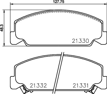 HELLA PAGID 8DB 355 029-131 - Komplet Pločica, disk-kočnica www.molydon.hr