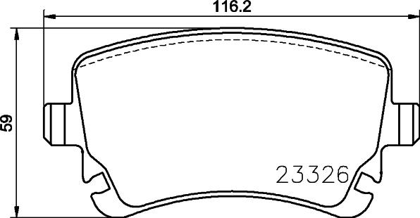 HELLA PAGID 8DB 355 024-961 - Komplet Pločica, disk-kočnica www.molydon.hr