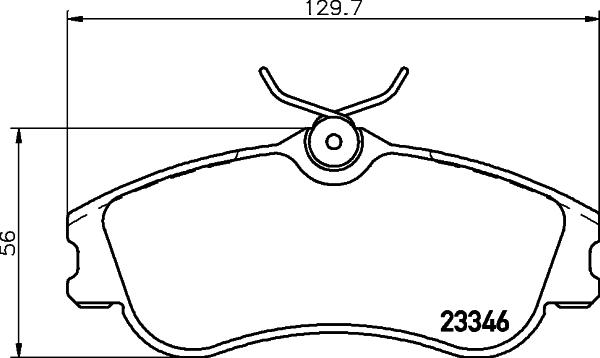 HELLA PAGID 8DB 355 024-021 - Komplet Pločica, disk-kočnica www.molydon.hr