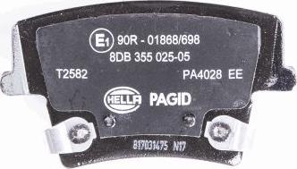 HELLA PAGID 8DB 355 025-051 - Komplet Pločica, disk-kočnica www.molydon.hr