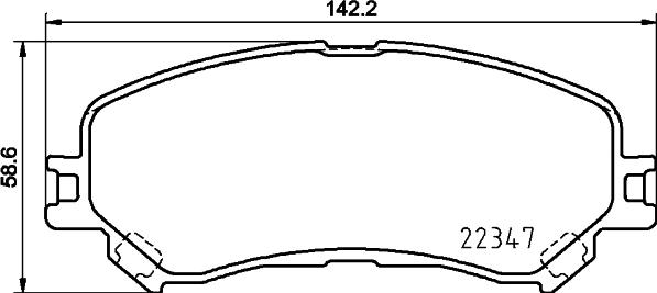 HELLA PAGID 8DB 355 025-081 - Komplet Pločica, disk-kočnica www.molydon.hr