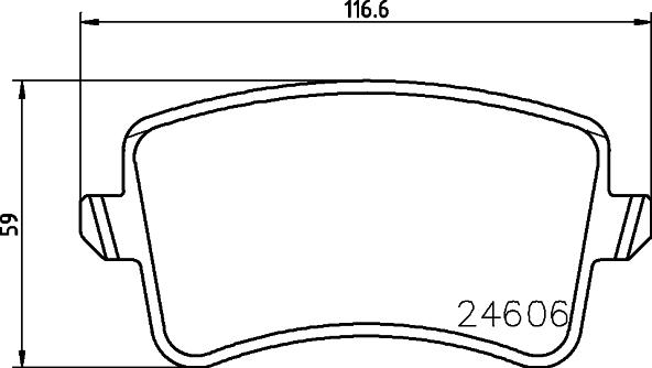 HELLA PAGID 8DB 355 025-381 - Komplet Pločica, disk-kočnica www.molydon.hr