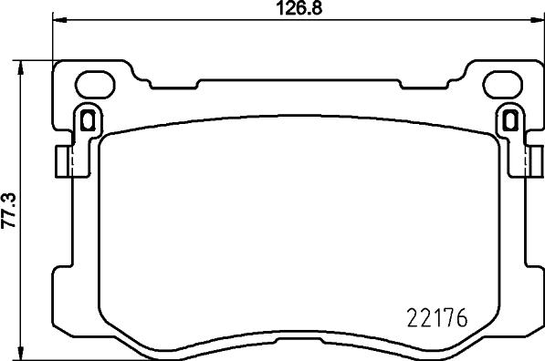 HELLA PAGID 8DB 355 025-271 - Komplet Pločica, disk-kočnica www.molydon.hr