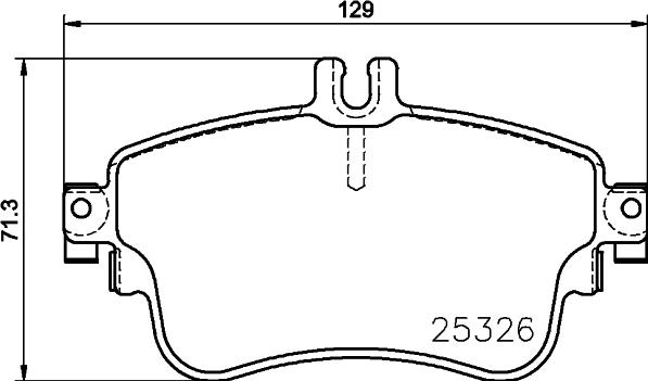 HELLA PAGID 8DB 355 026-491 - Komplet Pločica, disk-kočnica www.molydon.hr