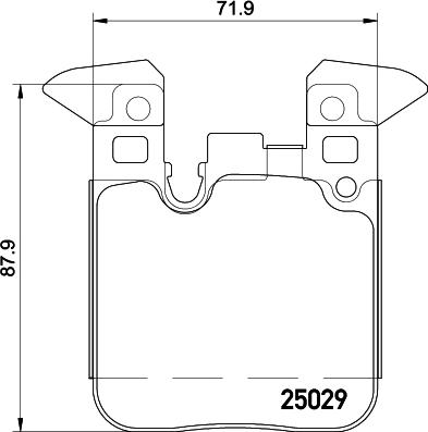 HELLA PAGID 8DB 355 026-671 - Komplet Pločica, disk-kočnica www.molydon.hr