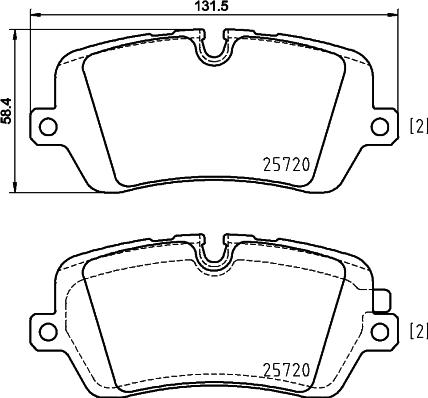 HELLA PAGID 8DB 355 020-361 - Komplet Pločica, disk-kočnica www.molydon.hr