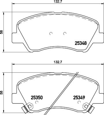 HELLA PAGID 8DB 355 020-231 - Komplet Pločica, disk-kočnica www.molydon.hr