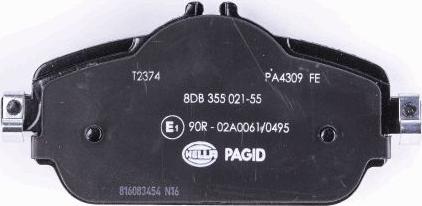 HELLA PAGID 8DB 355 021-551 - Komplet Pločica, disk-kočnica www.molydon.hr