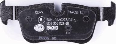 HELLA PAGID 8DB 355 021-681 - Komplet Pločica, disk-kočnica www.molydon.hr