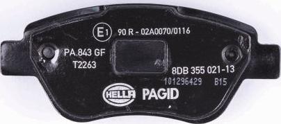 HELLA PAGID 8DB 355 021-131 - Komplet Pločica, disk-kočnica www.molydon.hr