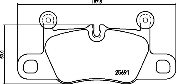 HELLA PAGID 8DB 355 021-351 - Komplet Pločica, disk-kočnica www.molydon.hr