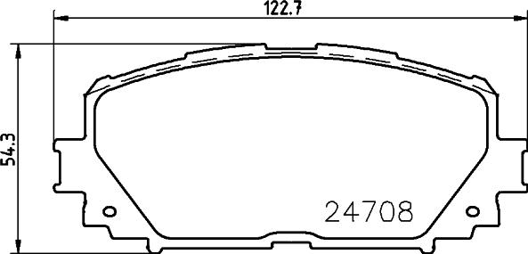 HELLA PAGID 8DB 355 028-721 - Komplet Pločica, disk-kočnica www.molydon.hr