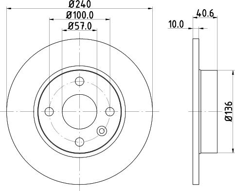 HELLA PAGID 8DD 355 108-251 - Kočioni disk www.molydon.hr