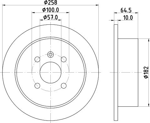 HELLA PAGID 8DD 355 110-691 - Kočioni disk www.molydon.hr