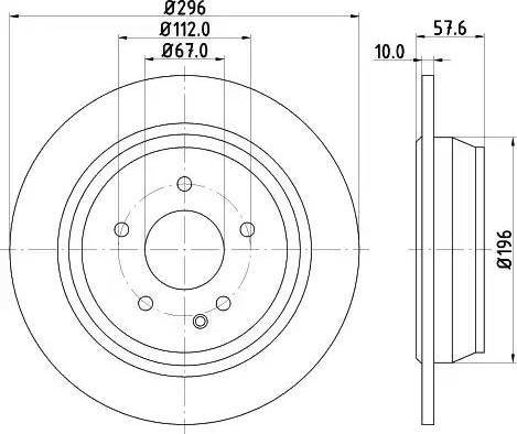 HELLA PAGID 8DD 355 110-081 - Kočioni disk www.molydon.hr