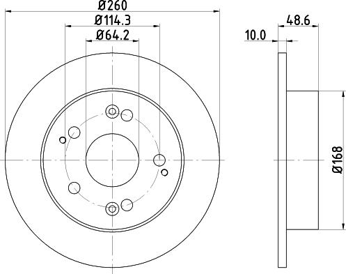 HELLA PAGID 8DD 355 110-311 - Kočioni disk www.molydon.hr