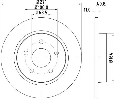 HELLA PAGID 8DD 355 118-221 - Kočioni disk www.molydon.hr