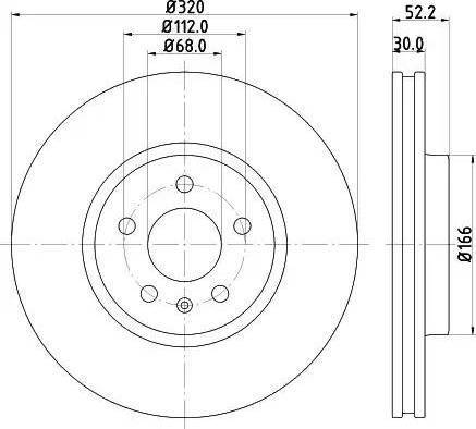 HELLA PAGID 8DD 355 121-401 - Kočioni disk www.molydon.hr