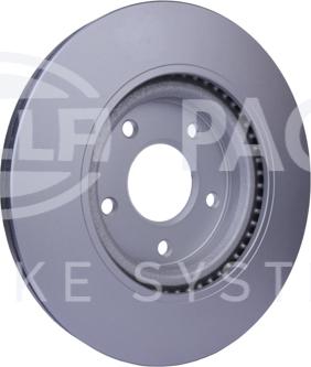 HELLA PAGID 8DD 355 125-521 - Kočioni disk www.molydon.hr