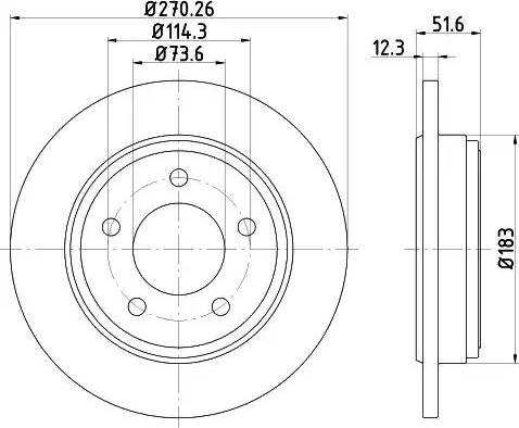 BENDIX 141849 - Kočioni disk www.molydon.hr