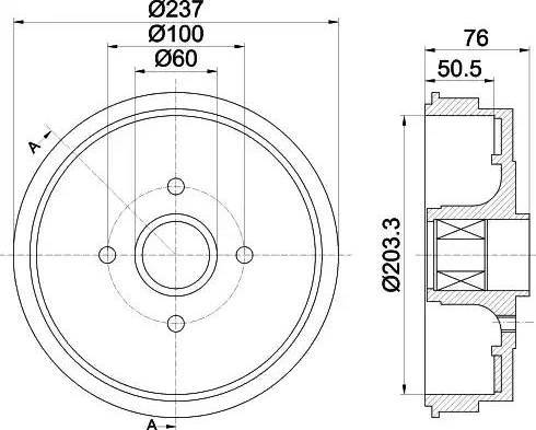 HELLA PAGID 8DT 355 300-971 - Bubanj kočnica www.molydon.hr