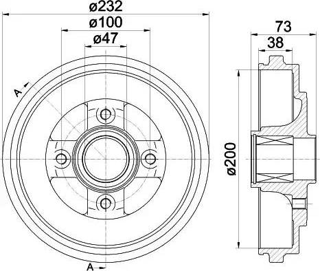 HELLA PAGID 8DT 355 300-691 - Bubanj kočnica www.molydon.hr