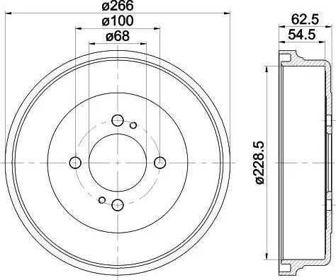 HELLA PAGID 8DT 355 300-821 - Bubanj kočnica www.molydon.hr