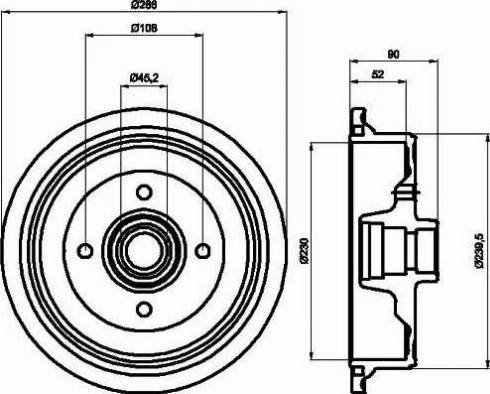 HELLA PAGID 8DT 355 301-681 - Bubanj kočnica www.molydon.hr