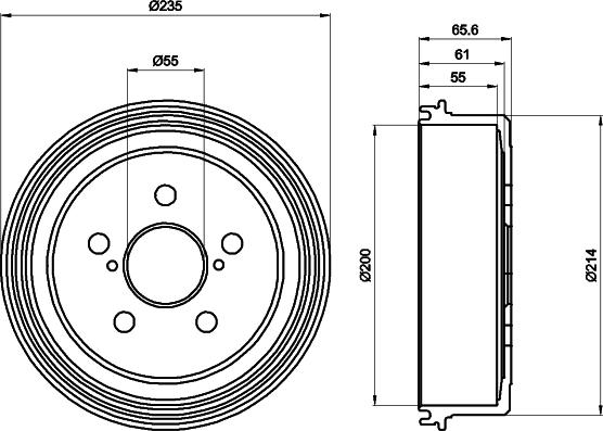 HELLA PAGID 8DT 355 301-321 - Bubanj kočnica www.molydon.hr