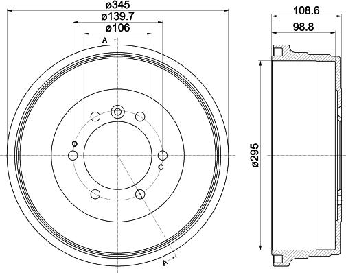 HELLA PAGID 8DT 355 302-921 - Bubanj kočnica www.molydon.hr