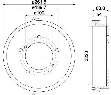 HELLA PAGID 8DT 355 302-471 - Bubanj kočnica www.molydon.hr