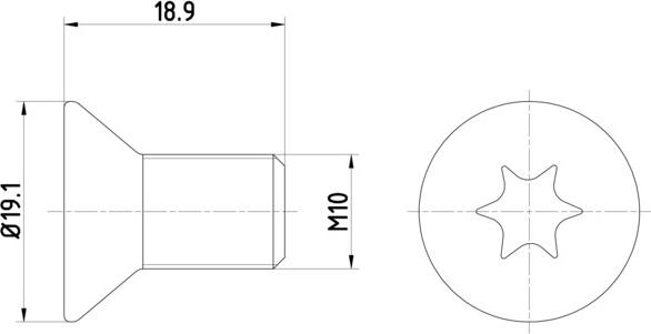 HELLA PAGID 8DZ 355 209-101 - Vijak, kočioni disk www.molydon.hr