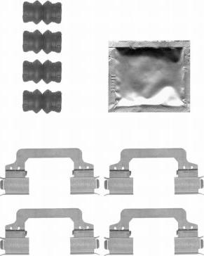 HELLA PAGID 8DZ 355 204-371 - Komplet pribora, Pločica disk kočnice www.molydon.hr