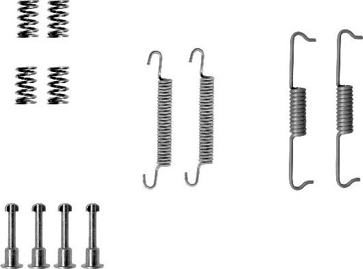 HELLA PAGID 8DZ 355 201-871 - Komplet pribora, kočione papuce rucne kočnice www.molydon.hr