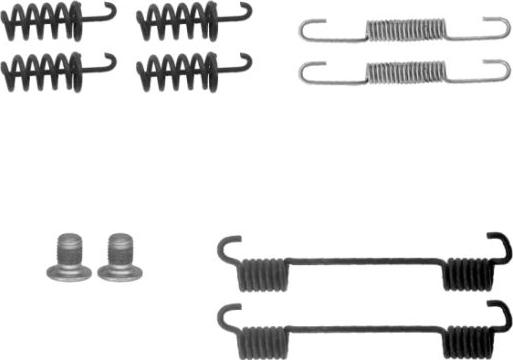 HELLA PAGID 8DZ 355 202-111 - Komplet pribora, kočione papuce rucne kočnice www.molydon.hr