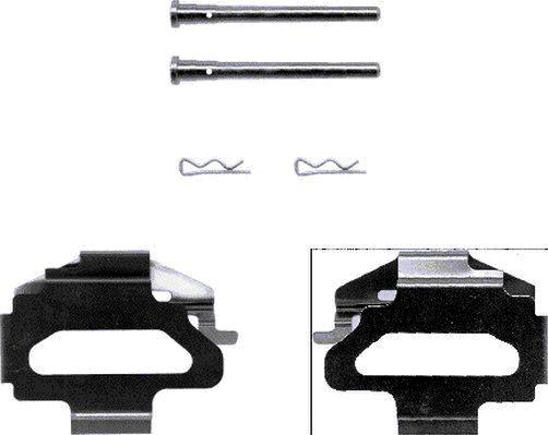 HELLA PAGID 8DZ 355 202-381 - Komplet pribora, Pločica disk kočnice www.molydon.hr