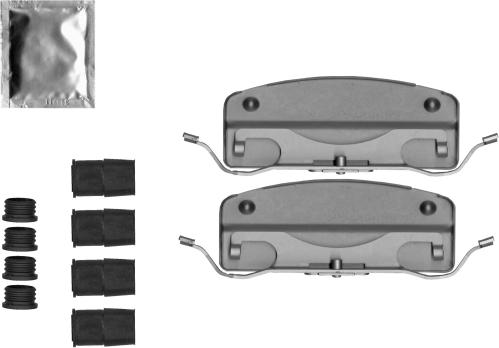 HELLA PAGID 8DZ 355 207-191 - Komplet pribora, kočione čeljusti www.molydon.hr