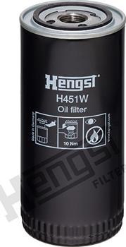 Hengst Filter H451W - Filter za ulje www.molydon.hr