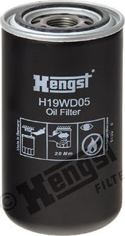 Hengst Filter H19WD05 - Hidraulicni filter, automatski mjenjač www.molydon.hr