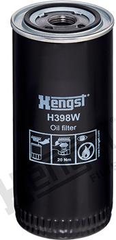 Hengst Filter H398W - Filter za ulje www.molydon.hr