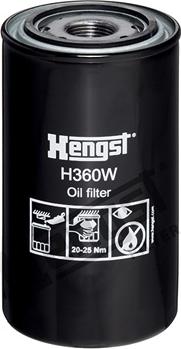 Hengst Filter H360W - Filter za ulje www.molydon.hr