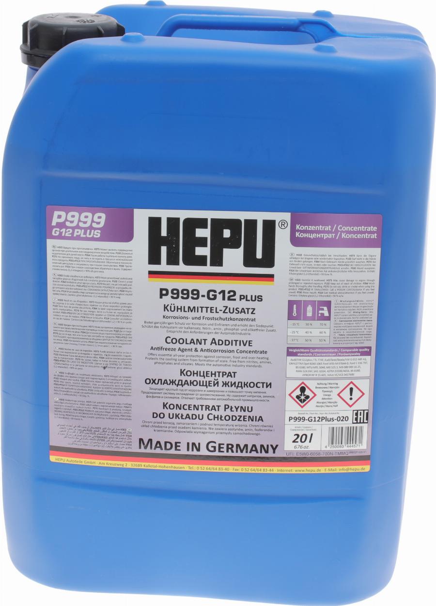 Hepu P999-G12PLUS-020 - Antifriz - zaštita od smrzavanja www.molydon.hr