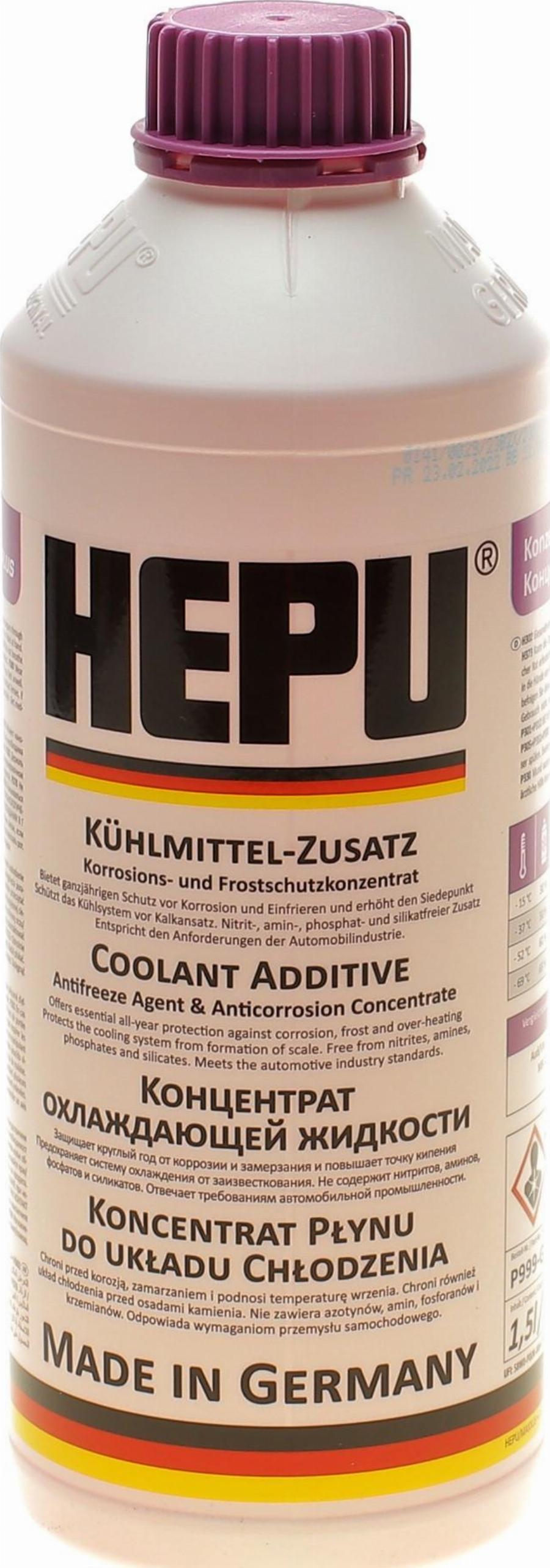 Hepu P999-G12-SUPERPLUS - Antifriz - zaštita od smrzavanja www.molydon.hr