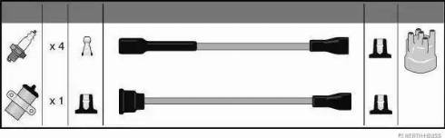 Herth+Buss Jakoparts J5390000 - Set kablova za paljenje www.molydon.hr