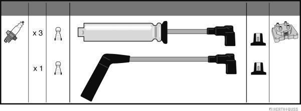 Herth+Buss Jakoparts J5380906 - Set kablova za paljenje www.molydon.hr