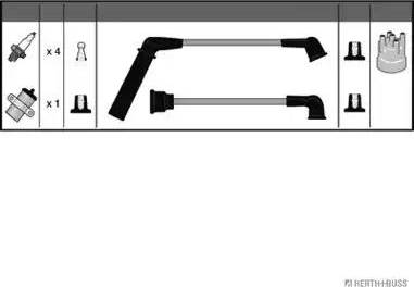 Herth+Buss Jakoparts J5380508 - Set kablova za paljenje www.molydon.hr